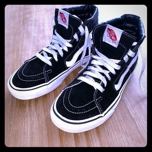 Vans Sk8 Hi Skate Shoe Black